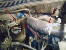 Чищення дроселя на Volkswagen Golf 4 дроселя