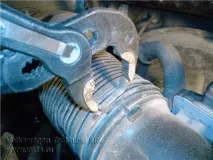 Чищення дроселя на Volkswagen Golf 4 golf
