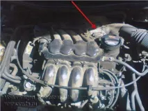 Чищення дроселя на Volkswagen Golf 4 golf