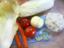 Голубці, фаршировані овочами капусти