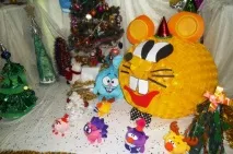 Виготовлення мишки із пластикових стаканчиків. мишки
