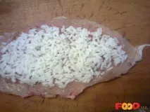 Курячі рулетики з рисом. філе