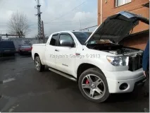 Русифікація та оновлення штатної навігації Gen6 DVD на Toyota Tundra, Автомобільний настановний оновлення