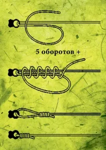 Рибальські вузли - як правильно прив’язувати, Shels Baits прив