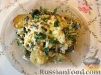 Печериці з картоплею, Гриби з картоплею, рецепти з фото на 327 рецептів печериці