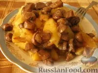 Печериці з картоплею, Гриби з картоплею, рецепти з фото на 327 рецептів печериці