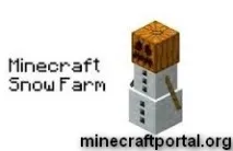 Снігова ферма в Minecraft minecraft