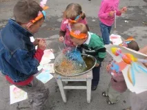 Дитячий день народження на тему - Птахи, Зростай розумним! народження