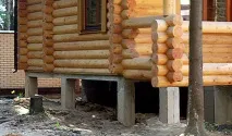Фундамент для дерев’яного будинку вибір типу фундаменту, процес влаштування (відео) будинку
