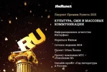 Підсумки «Премії Рунету 2015» 2015