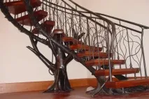Ковані сходи фото кування, елементи на другий поверх, металеві та художні, виготовлення ковані