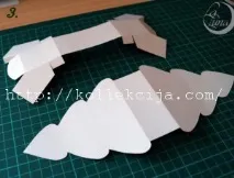 Коробка ялинка картону