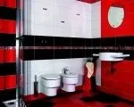 Червона ванна кімната, поєднання кольорів - 30 Фото інтер’єрів поєднання