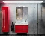 Червона ванна кімната, поєднання кольорів - 30 Фото інтер’єрів кольорів