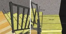 Кріплення огорожі сходів, BuilderClub секції