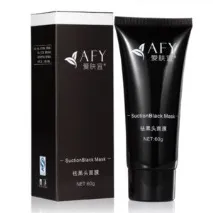 Маска для обличчя AFY Suction Black Mask - «Найстрашніша і найжорстокіша маска для очищення пір! обличчя