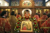 Настоятель та клірики Спасо-Преображенського собору привітали храм св. привітали