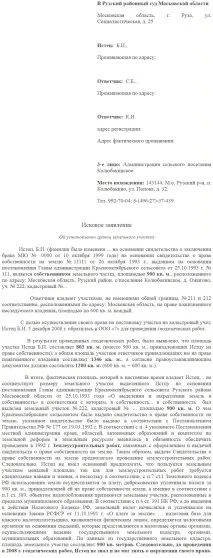 Зразок позовної заяви про встановлення меж земельної ділянки – як правильно оформити позов до земельної