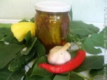 Огірочки солоні в кетчупі Чилі кетчупі