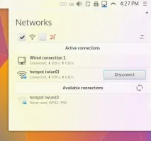 Точка доступу WiFi KDE Network Manager (Kubuntu) доступу