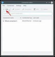 Точка доступу WiFi KDE Network Manager (Kubuntu) доступу