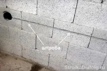 Штроблення стін під проводку своїми руками пилу