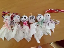 Японські забобони Дощова лялька теру-теру японські