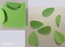 зелений