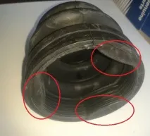 Заміна пильника шрусу внутрішнього, зовнішнього, сайлентблоків переднього важеля Частина 2 сайлентблоків