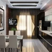 Чорні кухні, кухня в чорному кольорі, кухня в чорних тонах, Фото - Фото дизайну інтер’єру, ремонт, чорні