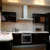 Чорні кухні, кухня в чорному кольорі, кухня в чорних тонах, Фото - Фото дизайну інтер’єру, ремонт, чорному