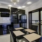 Чорні кухні, кухня в чорному кольорі, кухня в чорних тонах, Фото - Фото дизайну інтер’єру, ремонт, чорних