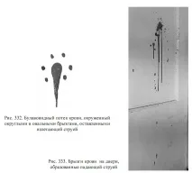 Бризки крові крові