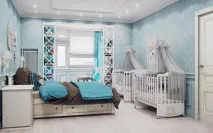 Дизайн спальні з дитячим ліжечком оформляємо правильно ліжечком