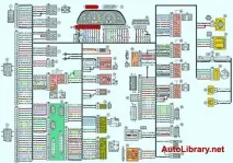 Електрична схема автомобіля ВАЗ 2123 Нива Шевролет - Бібліотека автомобільних схем, інструкцій, електрична