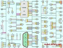 Електрична схема автомобіля ВАЗ 2123 Нива Шевролет - Бібліотека автомобільних схем, інструкцій, електрична