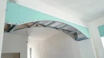 Як зігнути гіпсокартон півколом способи та інструменти зігнути
