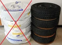 Як зберігати шини на дисках і без них зберігати