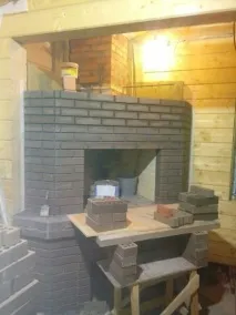 Камін своїми руками зверху