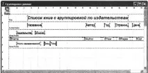 Компонент TQRGroup групи