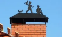 Ковпак на трубу димоходу встановлення та монтаж елемента своїми руками фото креслень трубу