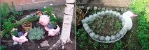 Клумби своїми руками з підручних засобів та фото - My Life своїми