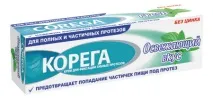 Крем Корега для фіксації зубних протезів фіксації