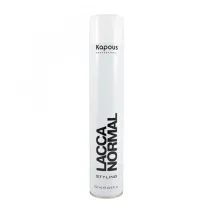 Лак аерозольний для нормальної фіксації Kapous Lacca Normal фіксації