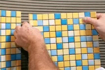 Як приклеювати мозаїчну плитку - каталог статей на сайті приклеювати