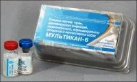МУЛЬТИКАН-6 (Вакцина проти чуми, аденовірусних інфекцій, парвовірусного та коронавірусного мультикан-6