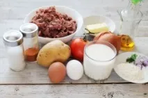 Мусака з фаршем та картоплею рецепт з фото покроково мусака