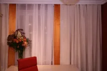 Помаранчеві штори - 80 фото ідей поєднання дизайну інтер’єру штори