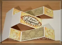Оригінальна листівка розкладачка майстер-клас з фото оригінальна
