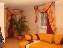 Помаранчеві штори - 80 фото ідей поєднання дизайну інтер’єру штори